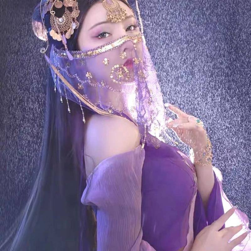 Purple plum veil